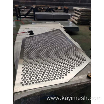 high quality screen stainless steel perforated metal plate